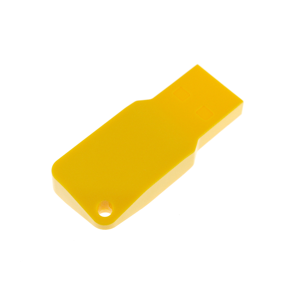黃色無蓋隨身碟 迷你usb