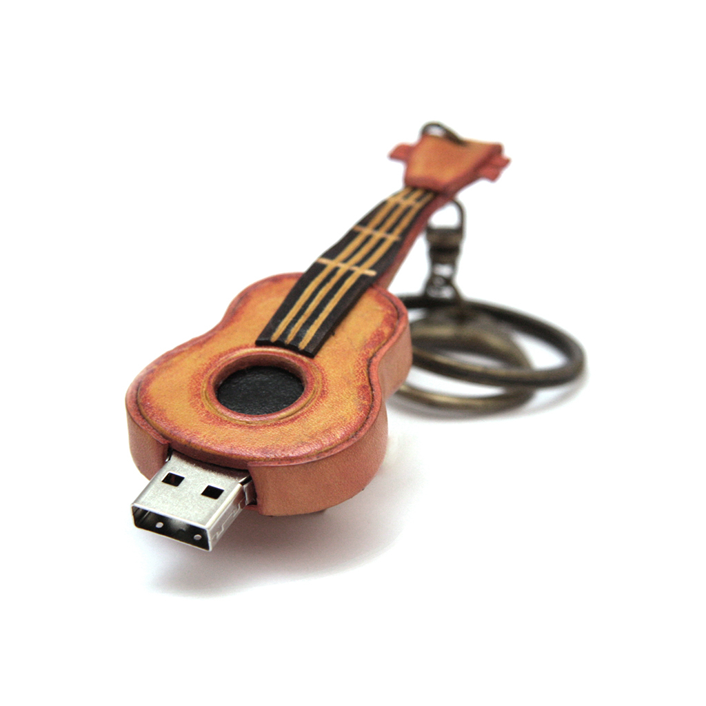 皮革吉他USB隨身碟 皮革USB