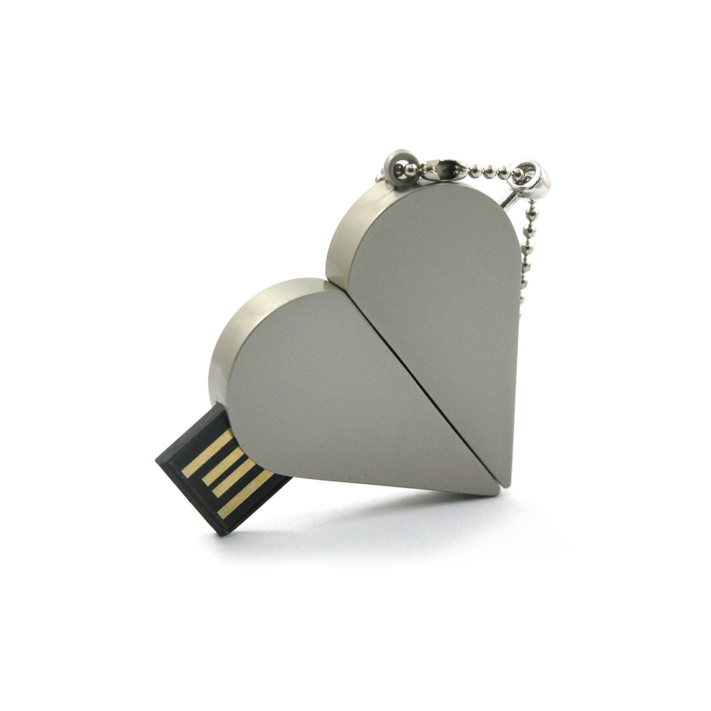 愛心造型mini隨身碟-