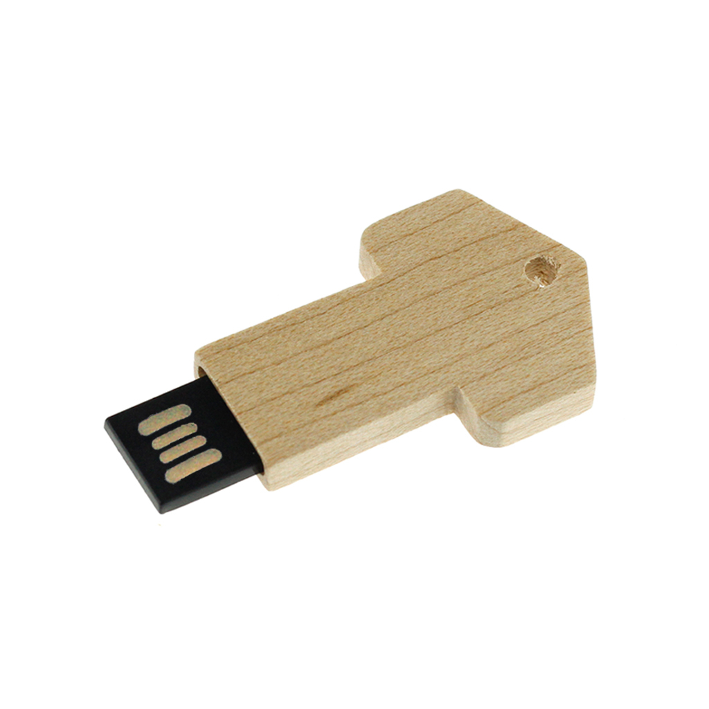 木頭鑰匙隨身碟-