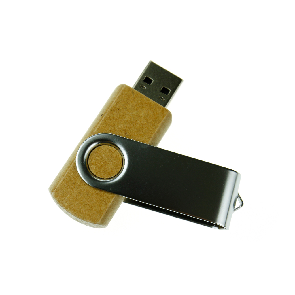 旋轉式木頭隨身碟-