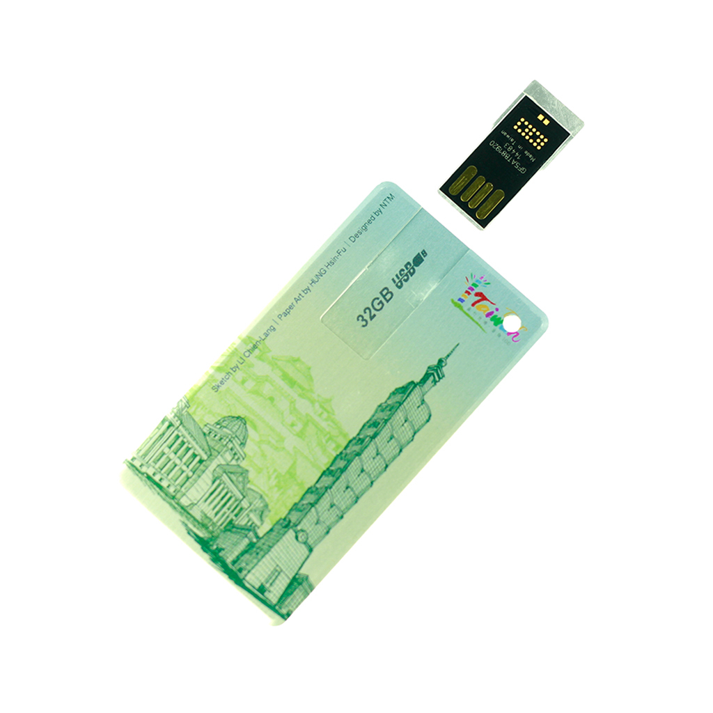 插畫卡片式隨身碟-