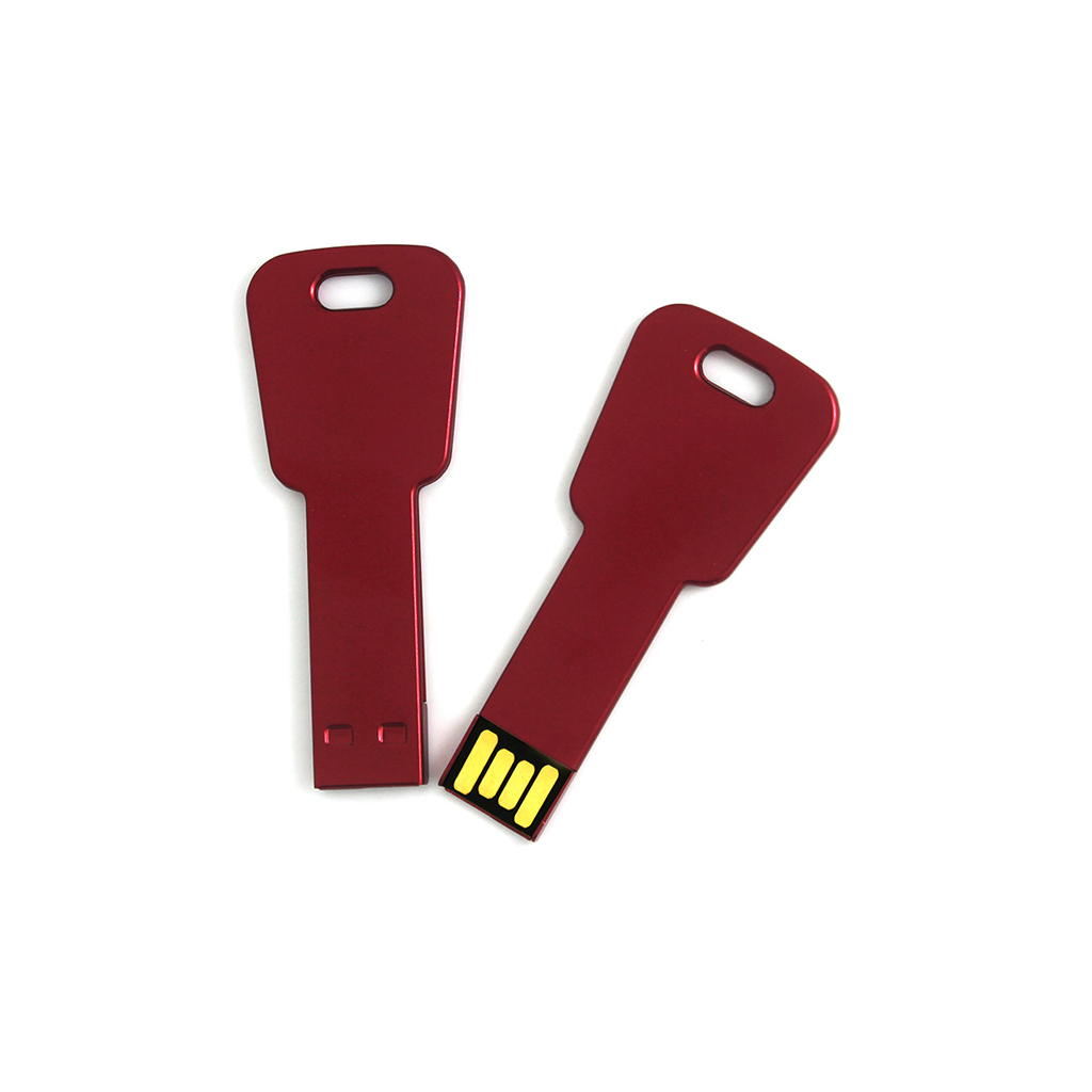 紅鑰匙金屬USB 隨身碟製作-