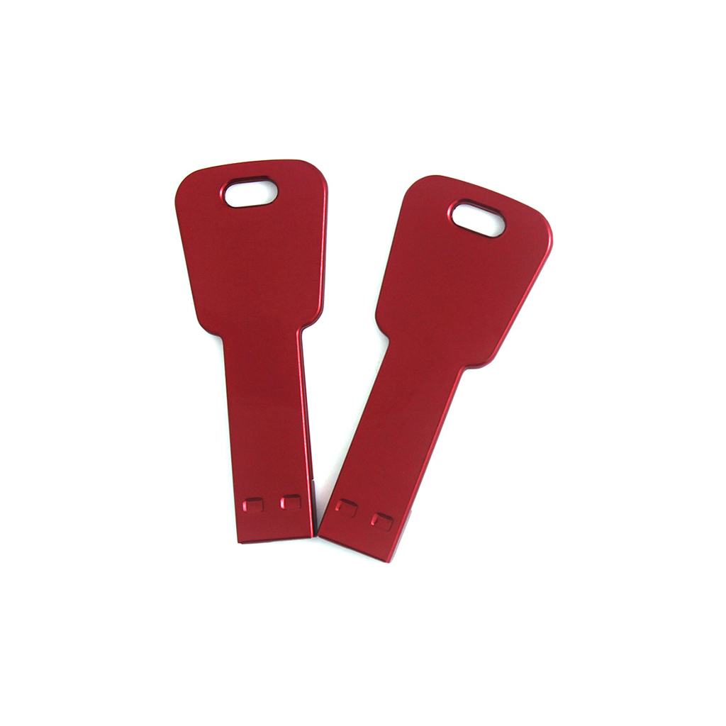 紅鑰匙金屬USB 隨身碟製作-