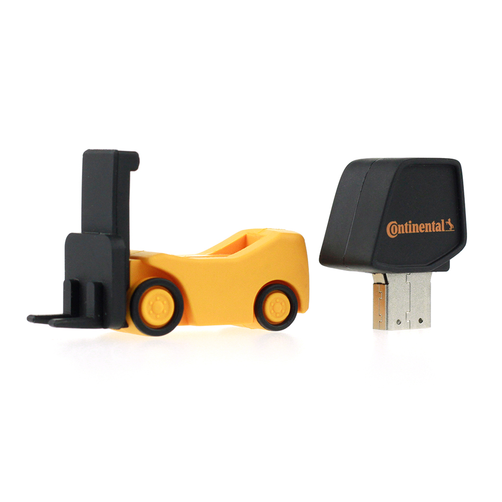 黃色堆高機造型隨身碟-