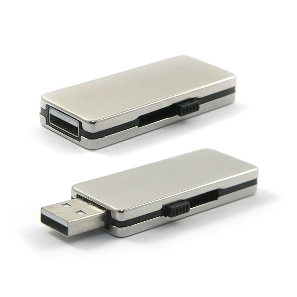 經典銀色金屬USB-