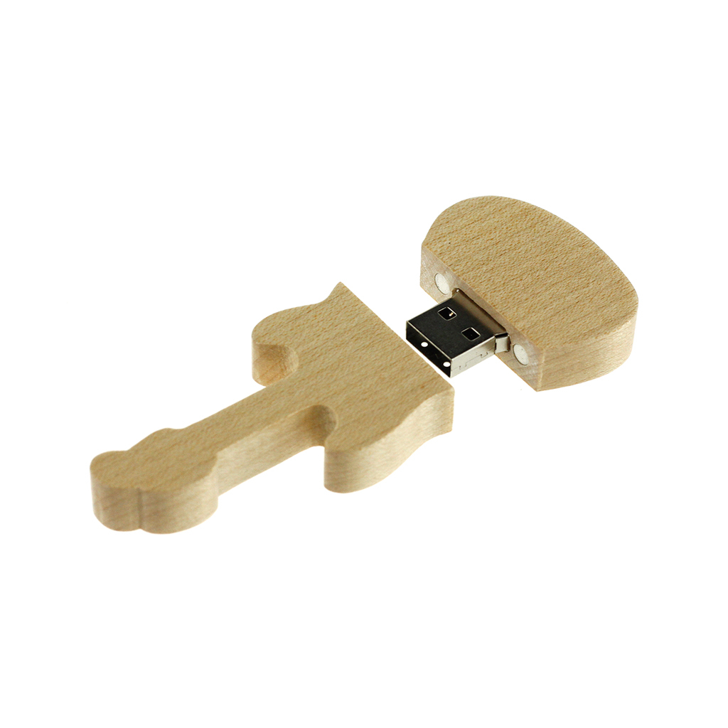 樂器造型木頭usb-