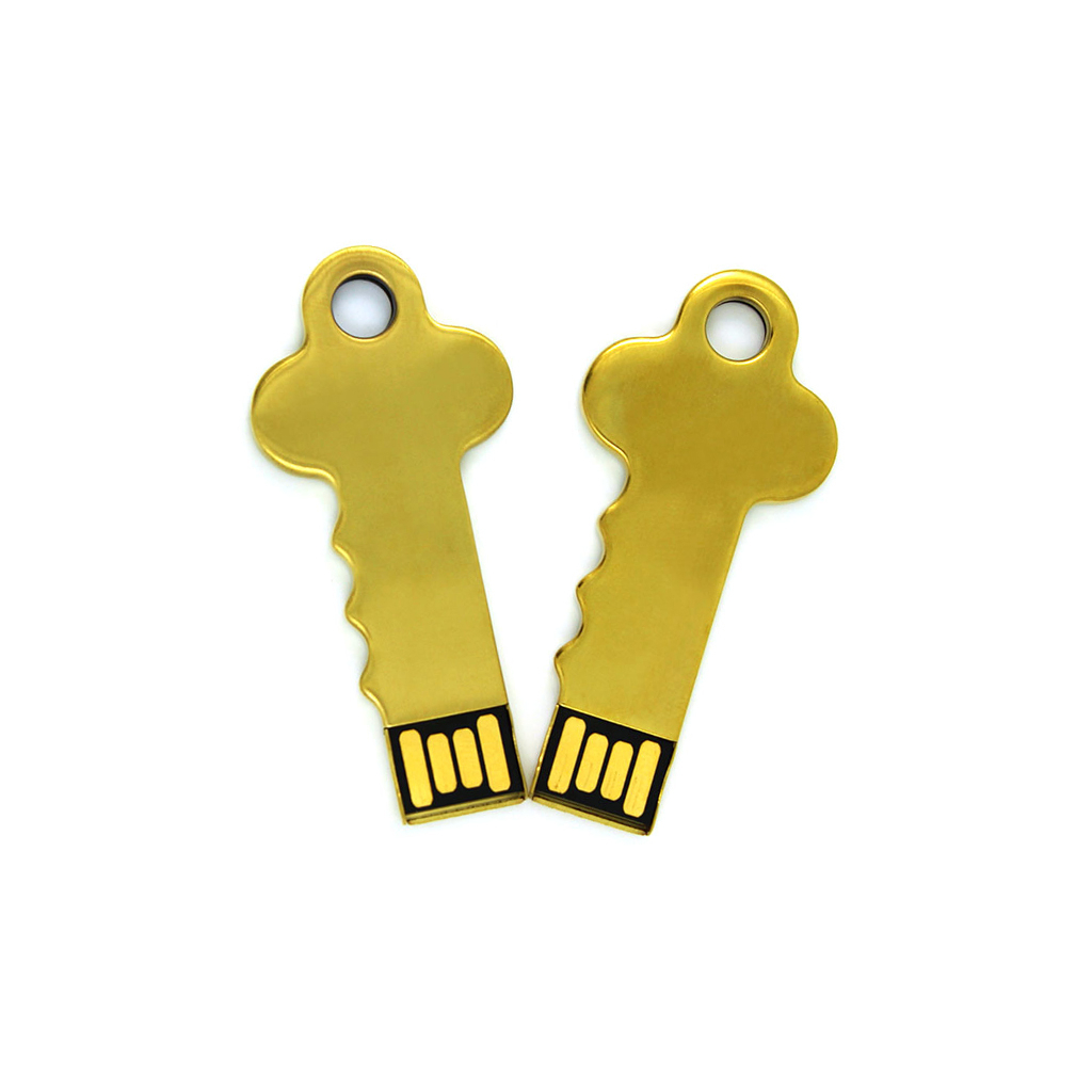 金色鑰匙金屬隨身碟 -金色鑰匙金屬隨身碟