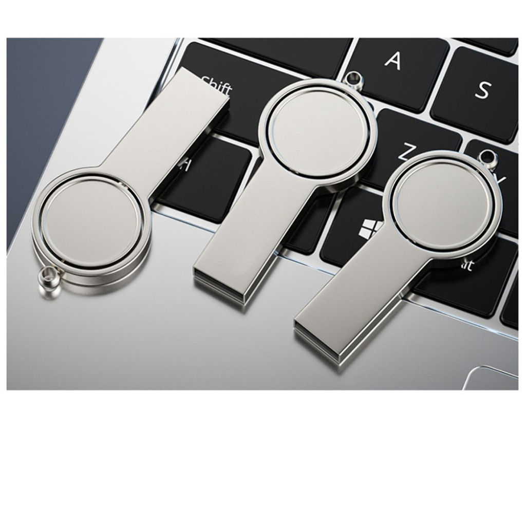 金屬旋轉徽章式USB -金屬旋轉徽章式USB